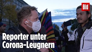 So gehen die CoronaLeugner auf Andersdenkende los [upl. by Allyn]