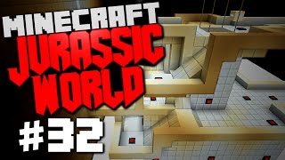 Jurassic World  Minecraft Rexxit Modpack 32 quotPower Armor OCing World Download Finishing Upquot [upl. by Ahsekel]