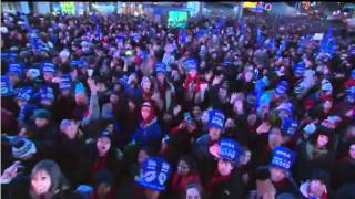 New York Times Square New Years show 20112012  HAPPY NEW YEAR  Part 2 [upl. by Caylor]