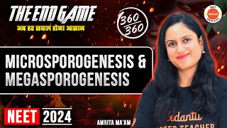 Microsporogenesis amp Megasporogenesis  Class 12 Biology  NEET 2024 End Game [upl. by Atnamas]