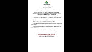 Nova nota informativa 12rm exercitobrasileiro processoseletivo [upl. by Aihtennek]