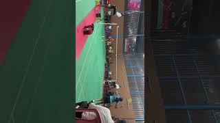 Fine rallies 🏸badminton badmintonindia badmintonhighlights badmintontraining badmintonlovers [upl. by Hanima71]