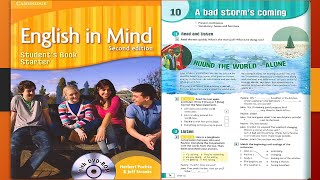 English in Mind Starter Second Edition Unit 10 A Bad Storms Coming English Listening and Speaking [upl. by Oreste]