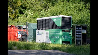 HYDROGEN POWERED  EODev supplies electricity for the PlayGround area at We Love Green [upl. by Aveneg347]