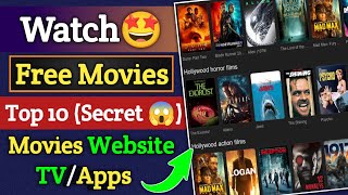 Free movies  Top Best Movie Websites For Free  How to Watch Movies  Movies Websites  Movies Apps [upl. by Epuladaugairam]