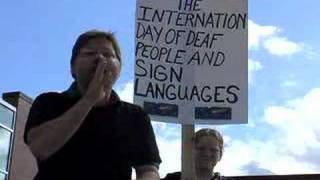 Rochester International Day of Sign Lang Part I Sept 29 [upl. by Mikahs937]