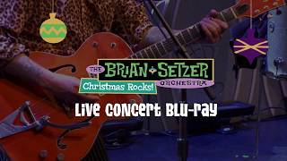 The Brian Setzer Orchestra quotFishnet Stockingsquot  Christmas Rocks Live on Bluray [upl. by Zendah]