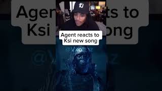 Agent reacts to Ksi new song 😂 ksi agent00 shorts [upl. by Islek]