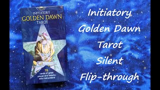 Initiatory Golden Dawn Tarot  Silent Flipthrough [upl. by Bruyn220]