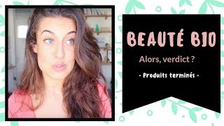 Produits terminés 6 ⎮Beauté bio et naturelle [upl. by Zsamot]