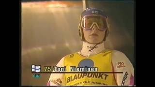 Toni Nieminen  Trondheim World Cup Ski Jumping 19911992 [upl. by Nakashima]