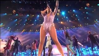 Jennifer López tributo a Celia Cruz Live at American Music Awards 2013 HD 720p [upl. by Mensch66]