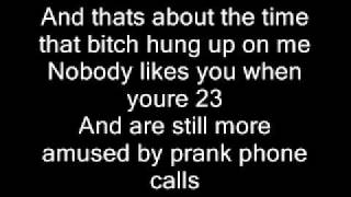 Blink 182 Whats My Age Again Lyrics [upl. by Paley]