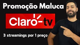 PROMOÇÃO Claro TV com Netflix e Globoplay [upl. by Millda]