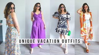 Pack with Me  Summer Vacation Outfits 2023  Beach Resort Cruise City Explore Outfits [upl. by Giana]