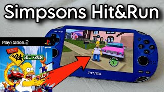 The BIGGEST Ps Vita Port of 2024 is HERE and I LOVE IT  Simpsons Hit amp Run [upl. by Hanikahs787]