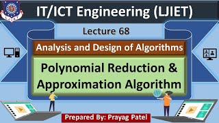 Lec68Polynomial Reduction  Analysis and Design of Algorithms  ITICT Engineering [upl. by Alcock153]