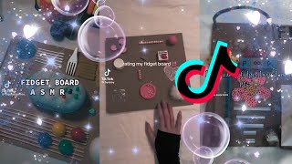 fidget board asmr 🫐 low quality asmr tiktok compilation [upl. by Suoicserp]