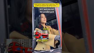 While the members drive supercars Jisoo drives a bus jisoo blackpink [upl. by Teyut288]