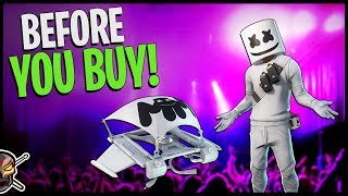 All Back Blings on Marshmello In Fortnite Gameplay  Mello Rider  Before You Buy [upl. by Aleda]