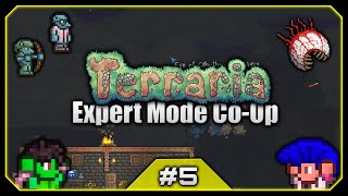 Goblin Army amp The Eye Of Cthulhu  Terraria 13 Expert Mode CoOp Episode 5 [upl. by Bee]