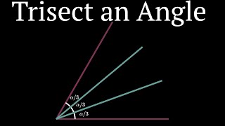 Trisect an Angle with Archimedean Spiral visual proof [upl. by Airuam]