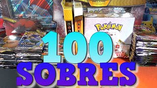 ABRIENDO 100 SOBRES MEGA APERTURA DE CARTAS POKÉMON 2020 [upl. by Pohsib]