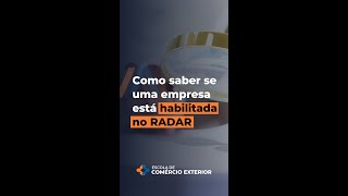 Como saber se uma empresa está habilitada no RADAR [upl. by Anem]