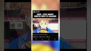 Anime epic moment haikyuuanime animeedit anime karasuno haikyuuxyn hinata volleyball anime [upl. by Biron245]