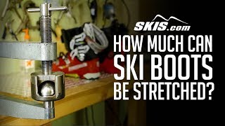 How Much Can Ski Boots Be Stretched [upl. by Ayt]