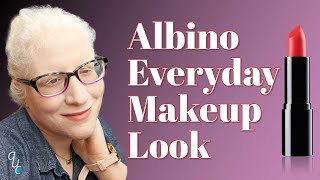 Everyday Makeup for Albinism How amp What I Apply as a Legally Blind Woman [upl. by Orlosky]