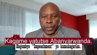 Muri diskuru yo kuri 2832023 Kagame yatutse Abanyarwanda Hagombye quotImpeachmentquot yo kumuhagarika [upl. by Aneehsor106]