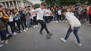 Jack Downers Insane Public Pannas  Street Soccer International [upl. by Heidie]