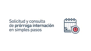 Solicitud de prórroga internación [upl. by Arvy]