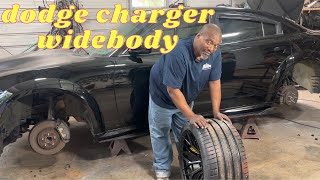 Unveiling My Dodge Charger RT Wide body Makeover New Tires Included [upl. by Kelby]