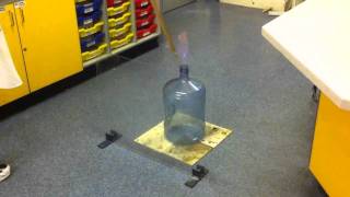 Combustion of Pentanol in a bottle [upl. by Rausch819]