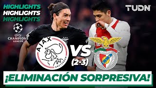 Highlights  Ajax 0231 Benfica  UEFA Champions League 2022  8vos vuelta  TUDN [upl. by Notsae]