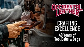 Crafting Excellence 40 Years of Occidental Leather Tool Belts amp Bags [upl. by Rheims839]