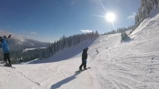 Snowboarding  Snoqualmie Pass WA [upl. by Ahsek38]