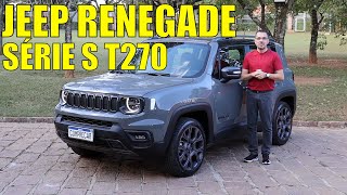 Avaliação Jeep Renegade Série S T270 4x4 2022  Versão topo de linha [upl. by Nagaem644]