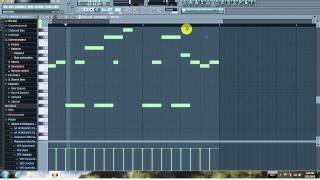 Avicii  Fade Into Darkness  FL Studio 10 Piano Notes With MIDI File [upl. by Crowell]