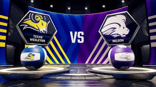 Texas Wesleyan vs Nelson  NAIA Womens Volleyball 2024 [upl. by Ahtelrac948]