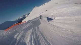 Long Ski run from Samoens to Flaine Grand Massif [upl. by Yerroc]