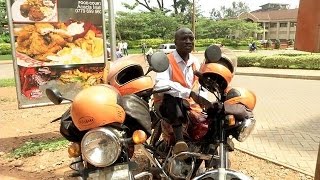 Une jeune pousse ougandaise se veut quotlUber des mototaxisquot [upl. by Neale]