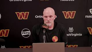 LIVE HC Dan Quinn Speaks to the Media  Washington Commanders [upl. by Aicenat828]