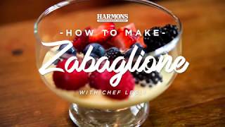 How to make zabaglione with chef Lesli [upl. by Bandler]