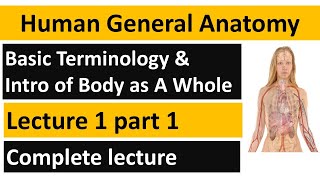 Human General Anatomy Anatomy Basic Terminology  In UrduHindi  lecture 01 part 01  BSN Lectures [upl. by Berta]