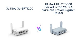 GLiNet GLSFT1200 vs GLMT3000 Pocket WiFi Router Comparison 📶🔒 [upl. by Campos]