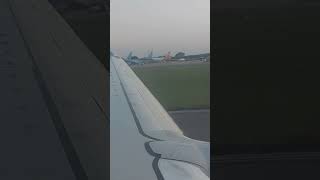 Jet2 Holidays long takeoff from Bristol Airport bound for Verona Wing view [upl. by Haidedej]