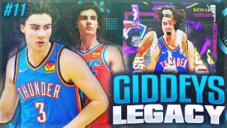 GIDDEYS LEGACY 11  WE PULLED A DARK MATTER NBA 2K22 MYTEAM [upl. by Kurth]